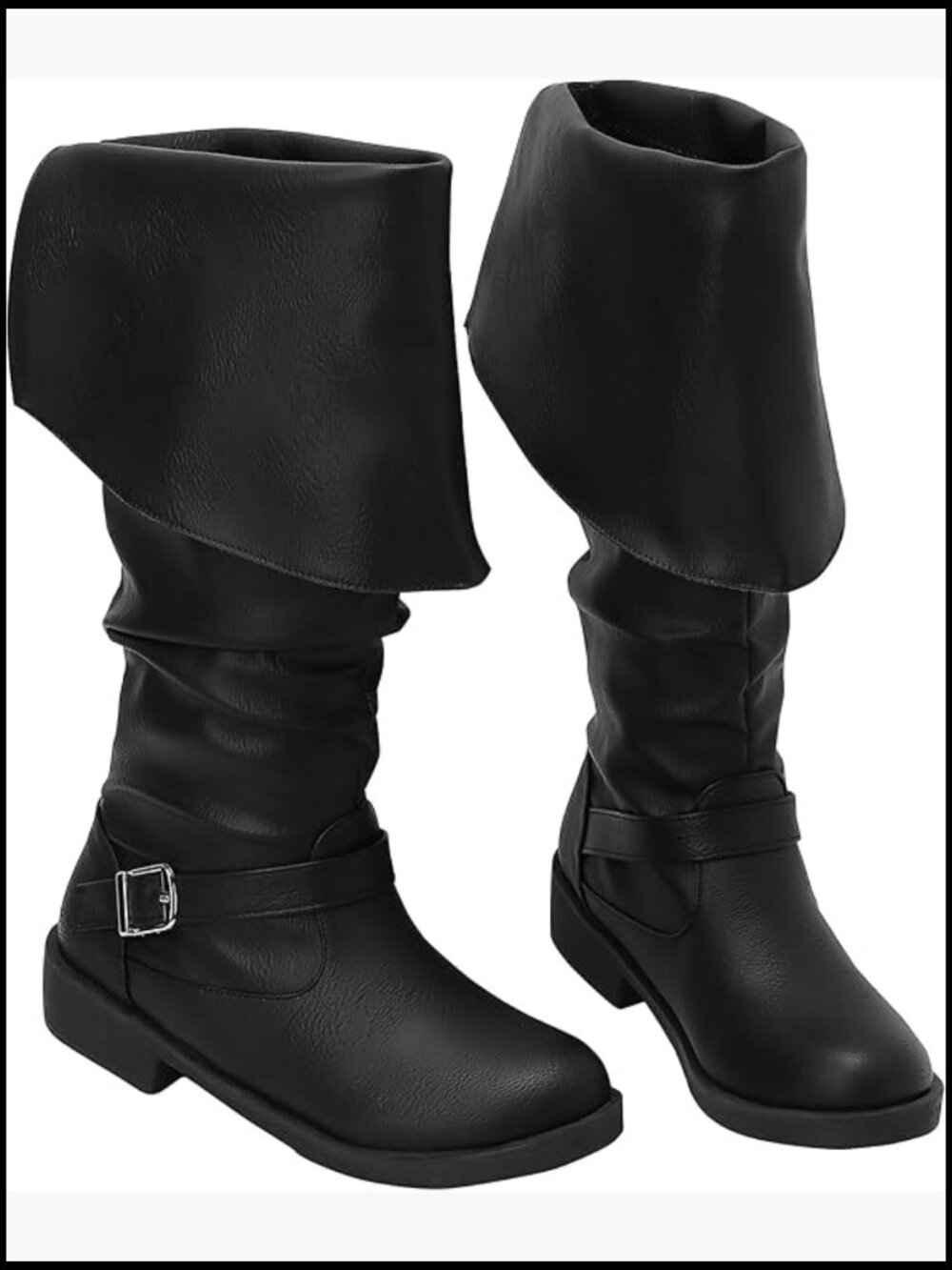 Medieval Pirate Boots Renaissance Cosplay Costume Shoes for Men Halloween